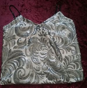 1. State Sequined Tank Top